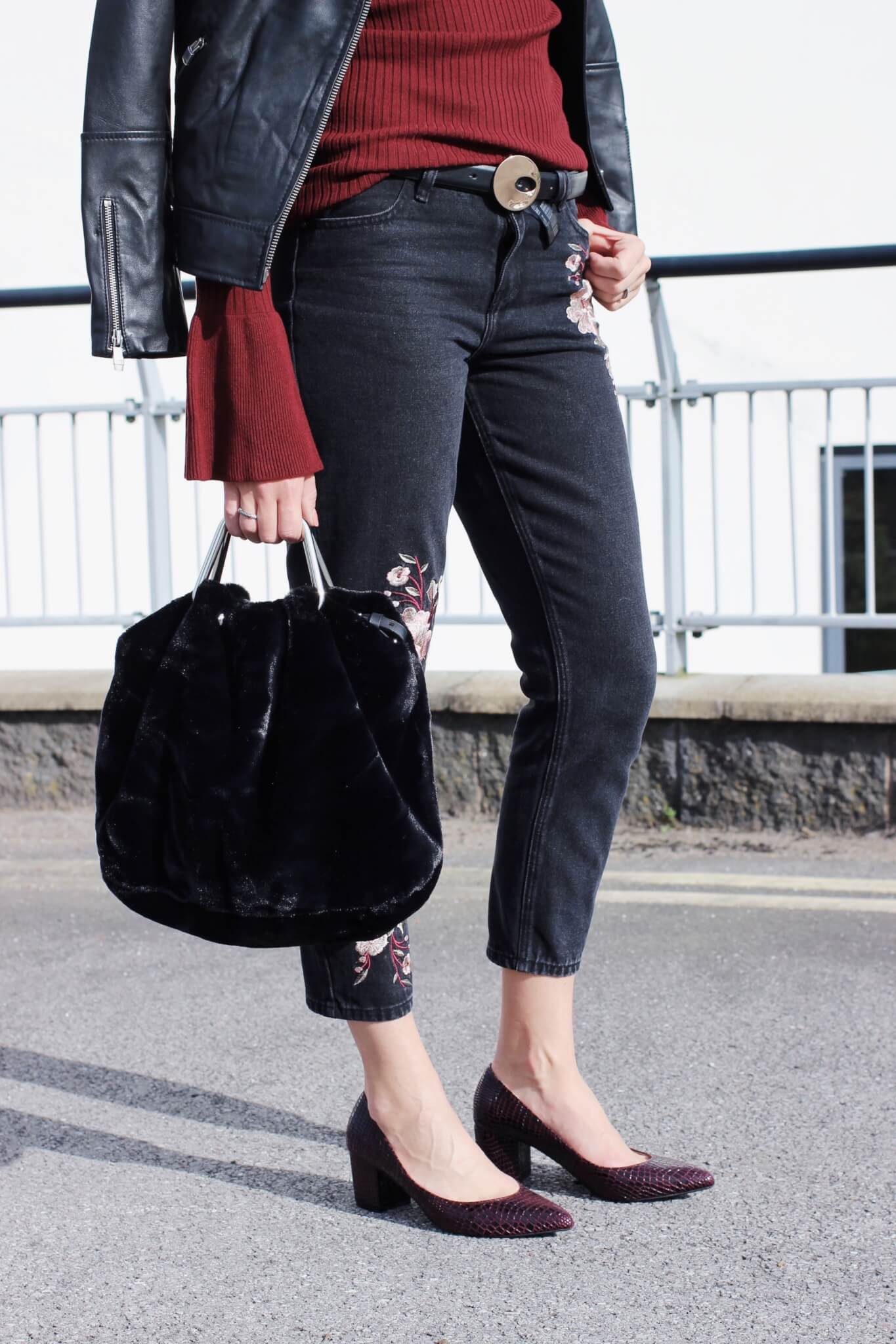 mango block heel