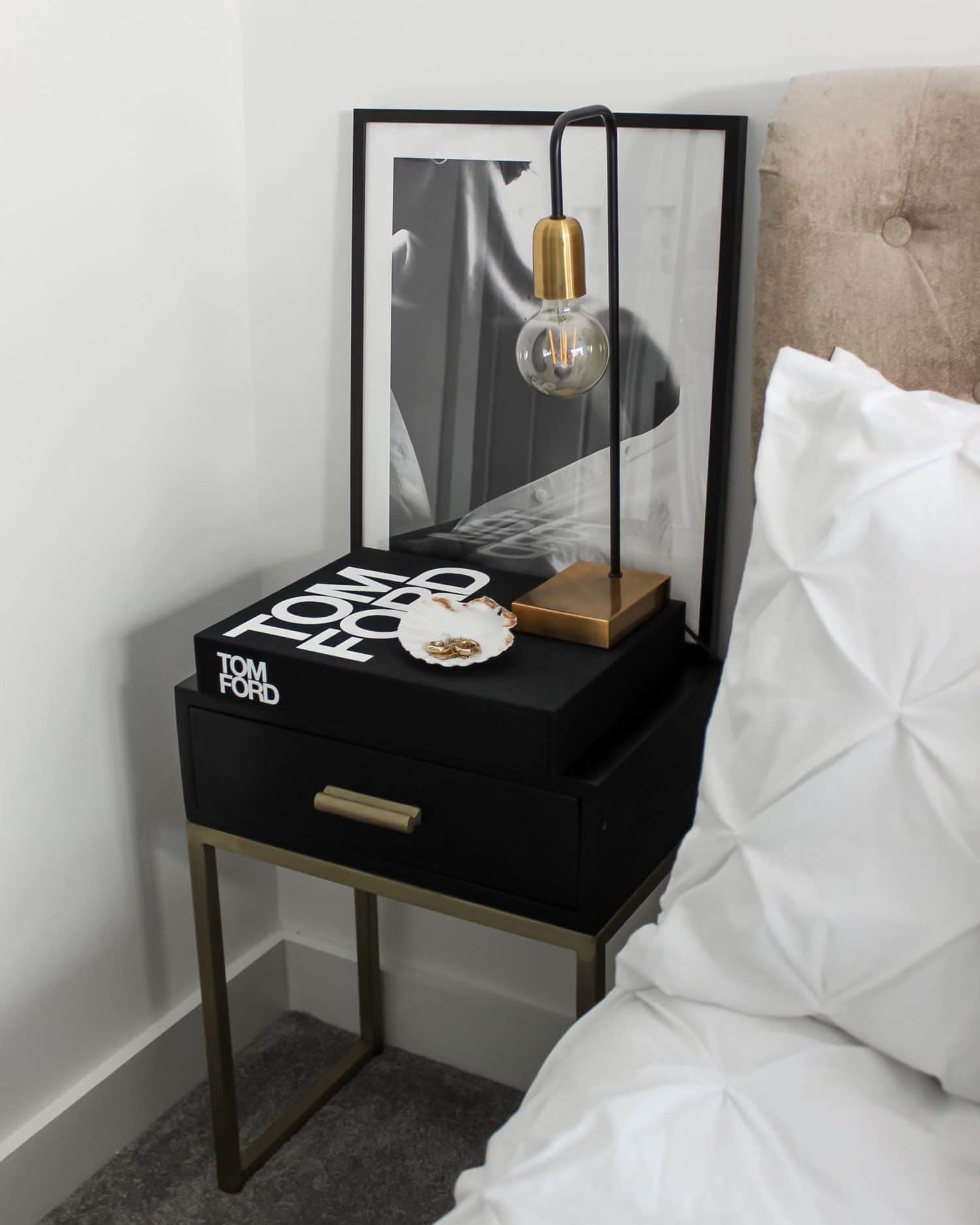 Black And Gold Bedroom Furniture Inspiration Styling By Charlotte