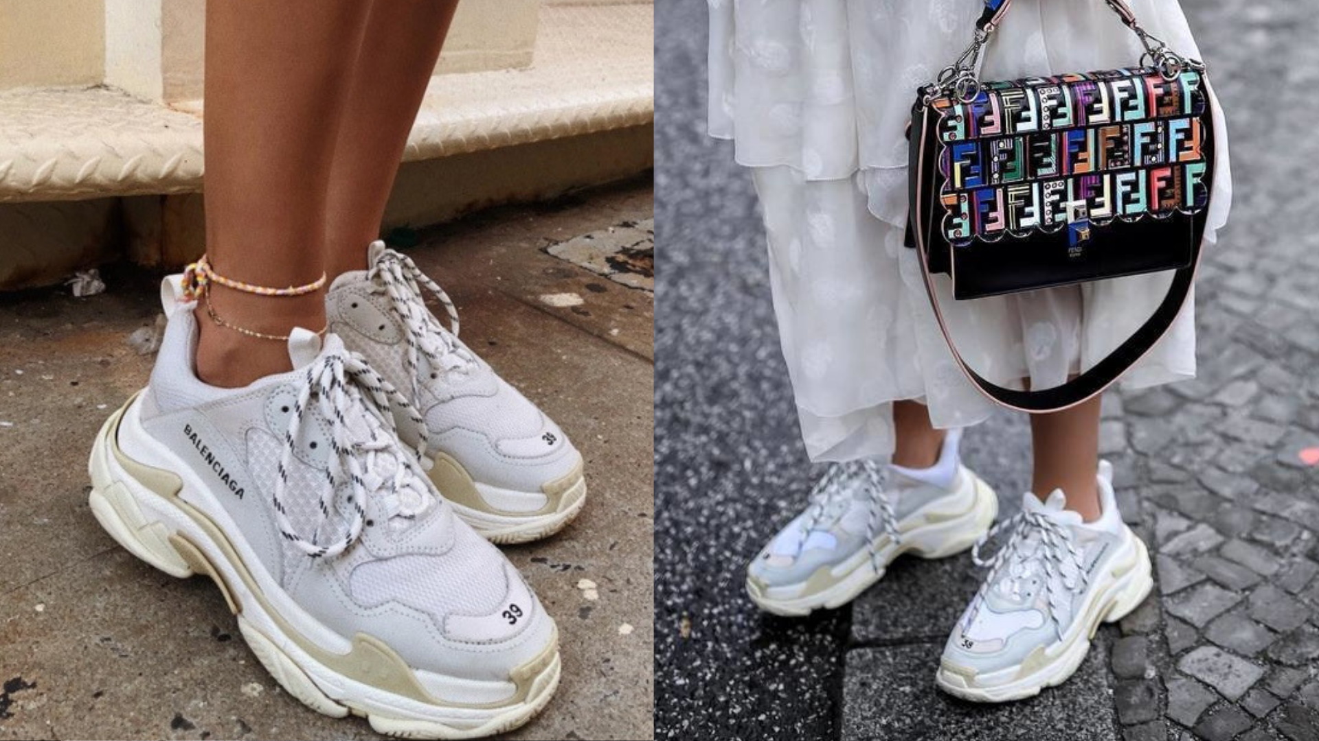 balenciaga triple s blogger