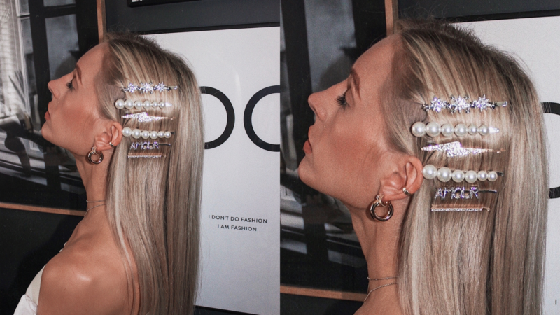 Hair Clips Trend: From pearls to slogan slides and sparkling grips