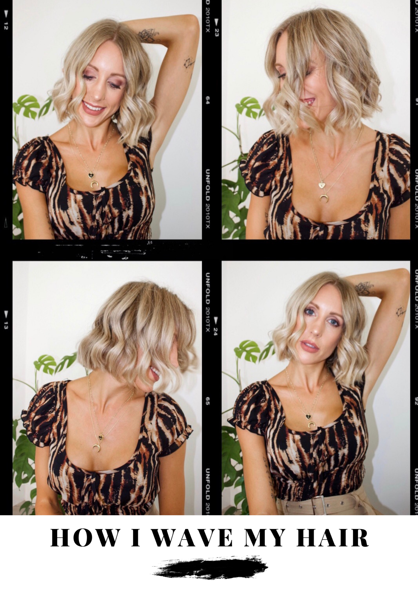 How I wave my short hair two ways with straighteners and a curling wand – Tutorial